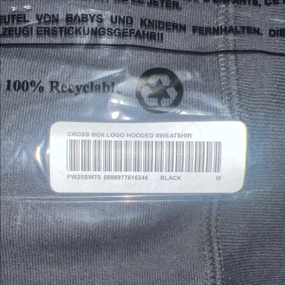 Supreme Cross Box Logo Hooded Sweatshirt (FW20) - Picture 3 of 4